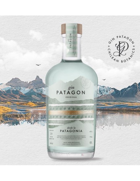 Licores y Destilados Gin Patagon Original 750cc Marca Patagon