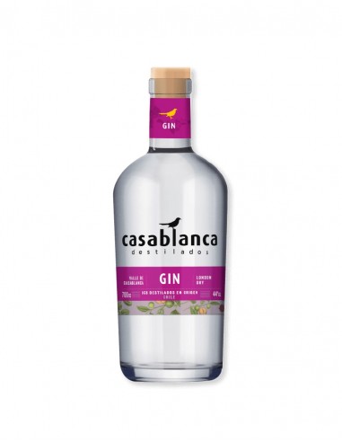 Licores y Destilados Gin Casablanca London Dry 700cc Marca Casablanca