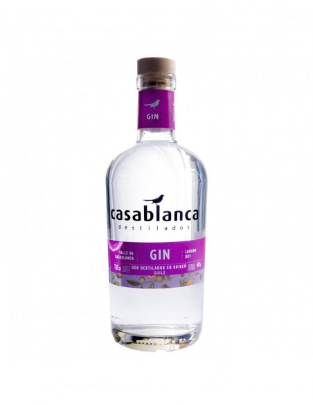 Licores y Destilados Gin Casablanca London Dry con Estuche Marca Casablanca