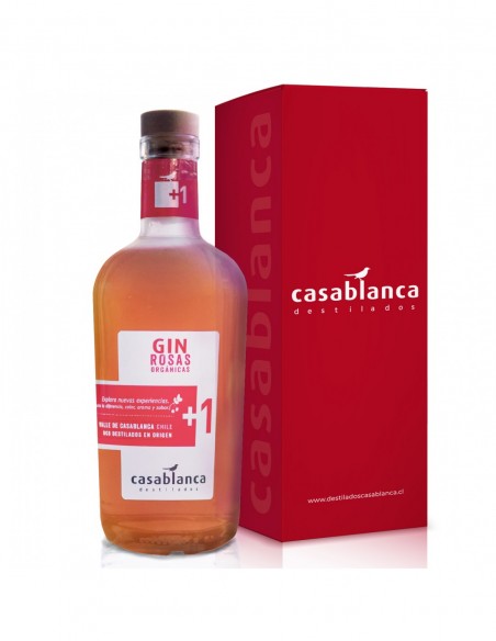 Licores y Destilados Gin Casablanca Rosas con Estuche Marca Casablanca