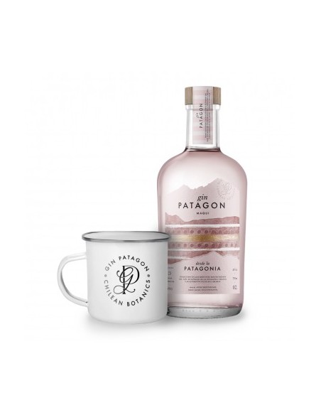 Licores y Destilados Gin Patagon Maqui + Tazón Metálico Marca Patagon