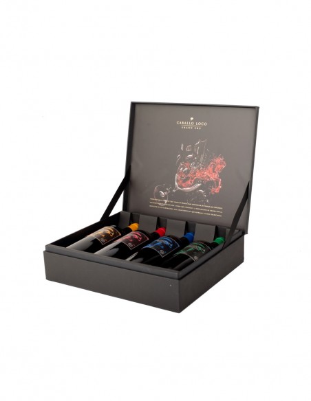 Packs Estuche Caballo Loco 4 Grand Cru Marca Caballo Loco