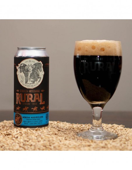 Cervezas Cerveza Rural Morena Maravillosa Lata 473Cc Marca Rural