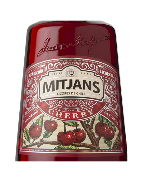 Licores y Destilados Licor de Cherry Marca Mitjans