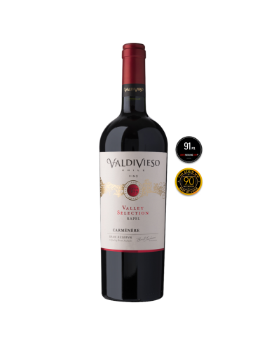 Vinos Valley Selection Gran Reserva Carmenere Marca Valdivieso