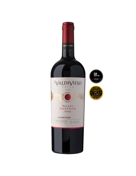 Vinos Valley Selection Gran Reserva Carmenere Marca Valdivieso