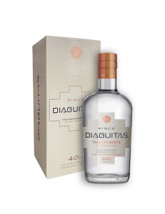 Licores y Destilados Pisco Diaguitas 40° Transparente 750cc con Estuche Marca Diaguitas