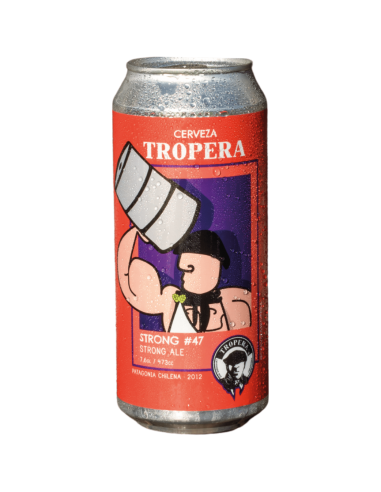 Cervezas Cerveza Tropera Strong N°47 Lata 473 ML Marca Tropera
