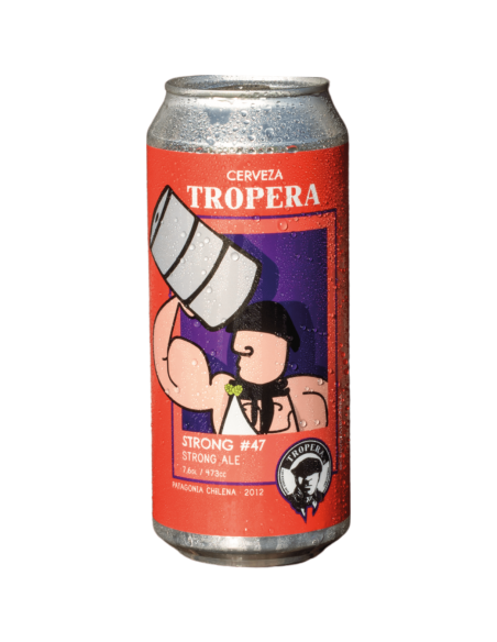 Cervezas Cerveza Tropera Strong N°47 Lata 473 ML Marca Tropera