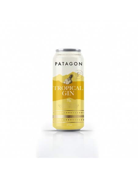 Licores y Destilados Lata Patagon RTD Tropical Gin 473 ML x 12 Marca Patagon