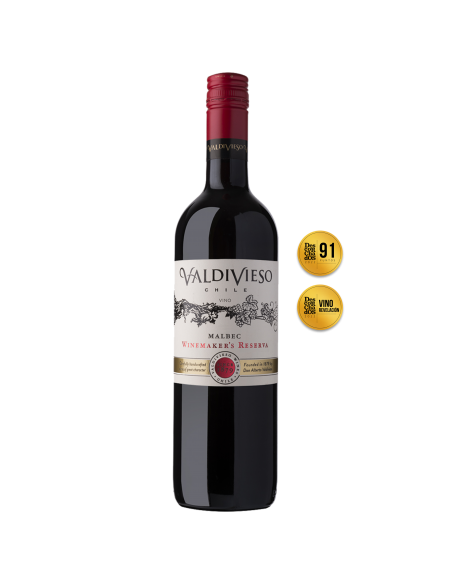 Vinos Winemaker Malbec Marca Valdivieso