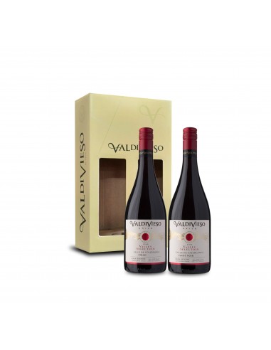 Packs Estuche Gran Reserva Syrah - Pinot Noir Marca Valdivieso