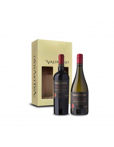 Packs Estuche Premium Cabernet Sauvignon - Sauvignon Blanc Marca Valdivieso